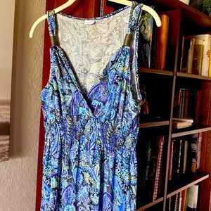 Lascana blue Paisley maxi dress